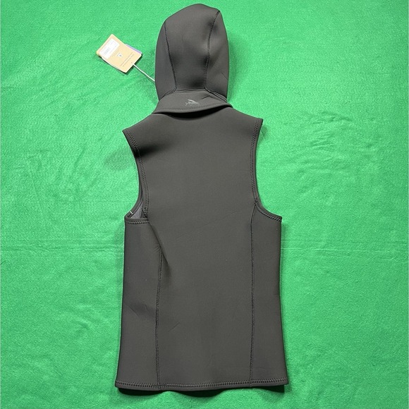 Patagonia Yulex Water Heater Hooded Vest Style 88512 Black Unisex Size Small - Picture 5 of 12